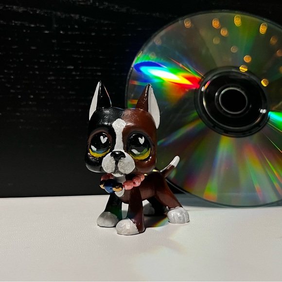 LPS Great Dane Custom With Necklace💎 - Picture 1 of 6